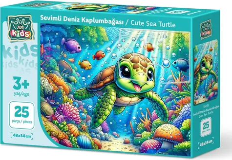ART PUZZLE 35045 Puzzle Roztomilá morská korytnačka / 25 dielikov / od 3 rokov