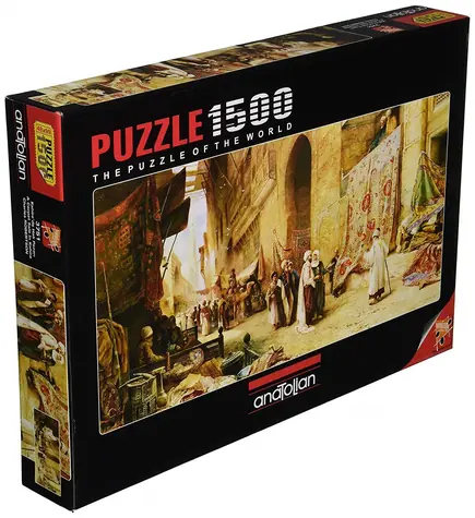 ANATOLIAN Panoramatické puzzle Predaj kobercov v Káhire / 1500 dielikov / od 12 rokov