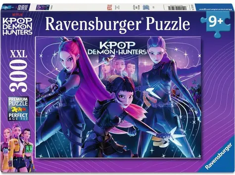 Ravensburger K-pop: Lovkyňa démonov: Rumi, Mira a Zoey 300 dielikov / od 9 rokov