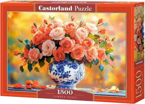 Castorland 152315-2 Puzzle Letné ruže / 1500 dielikov / od 9 rokov