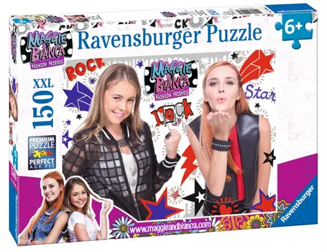 Ravensburger Puzzle Maggie a Bianca: Rockerky XXL / 150 dielikov / od 7 rokov