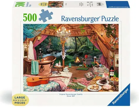Ravensburger Puzzle Útulná chata XXL / 500 dielikov / od 12 rokov