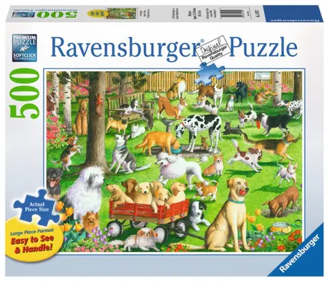 Ravensburger Puzzle Psí park XXL / 500 dielikov / od 12 rokov