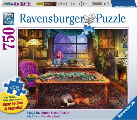 Ravensburger Puzzle Útulné miesta: Na skladanie puzzle XL / 750 dielikov / od 12 rokov