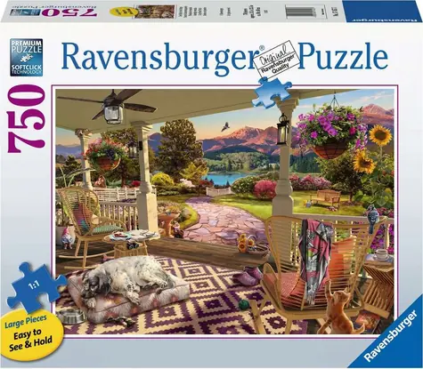 Ravensburger Puzzle Útulná veranda XL / 750 dielikov / od 12 rokov