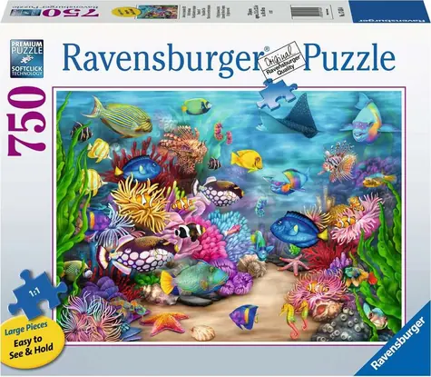 Ravensburger Puzzle Koralový útes XL / 750 dielikov / od 12 rokov