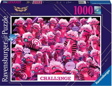 Ravensburger Puzzle Challenge: Masked Singer Monster / 1000 dielikov / od 14 rokov