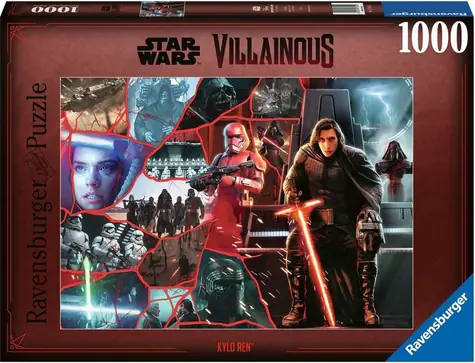 Ravensburger Puzzle Star Wars Záporáci: Kylo Ren / 1000 dielikov / od 14 rokov
