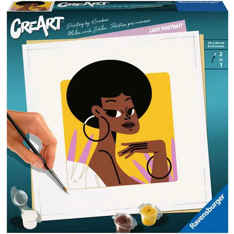 Ravensburger CreArt Ženský portrét - maľovanie podľa čísel / od 12 rokov