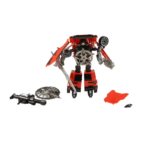 Rappa Robot rozložiteľné auto červená / od 3 rokov