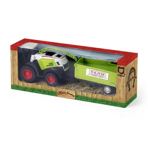 Rappa Traktor/kombajn kovový s vlečkou / od 3 rokov