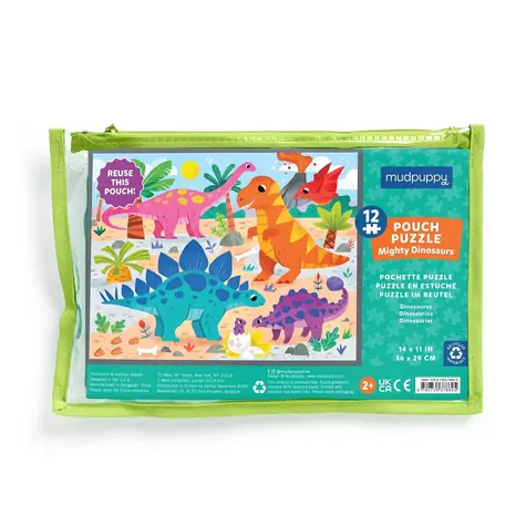 Mudpuppy Puzzle Silní dinosaury / 12 dielikov / od 2 rokov