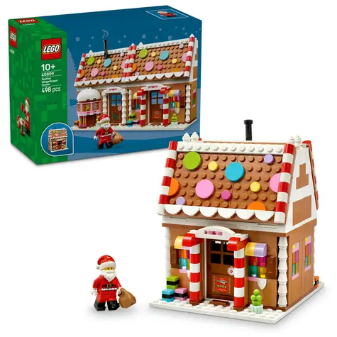 LEGO® Iconic 40809 Vianočná perníková chalúpka / Počet dielikov: 498 / od 10 rokov