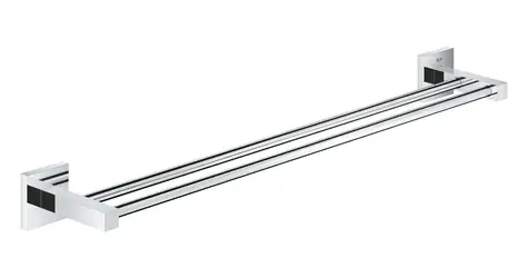 Grohe QuickFix Start Cube - Dvojitý držiak na uteráky chróm 