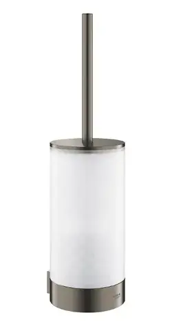 Grohe Selection - WC kefa nástenná s držiakom sklo/kefovaný Hard Graphite 