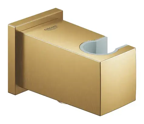 Grohe Euphoria Cube - Nástenné kolienko s držiakom kartáčovaný Cool Sunrise 