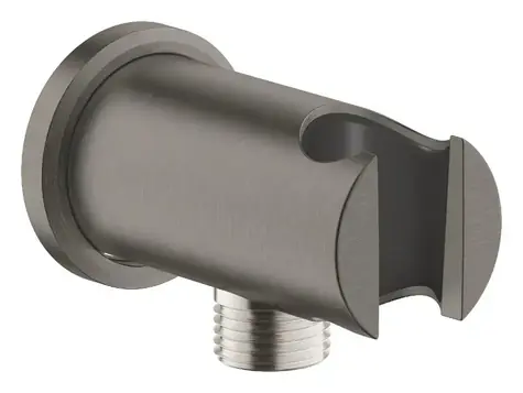 Grohe Rainshower - Nástenné kolienko s držiakom kartáčovaný Hard Graphite 