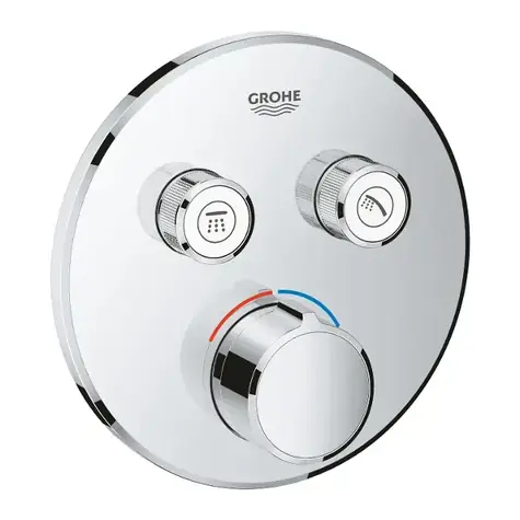 Grohe SmartControl - Batéria pod omietku 2 výstupy chróm 
