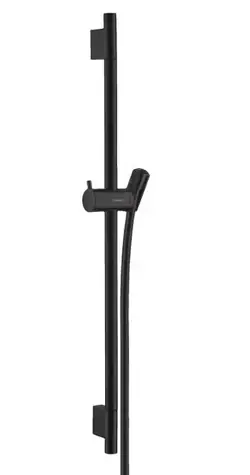 Hansgrohe Unica'S - Sprchová tyč 65 cm so sprchovou hadicou matná čierna 