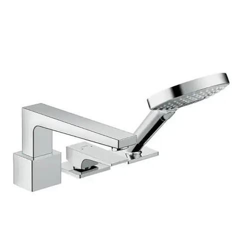 Hansgrohe Metropol - Batéria na okraj vane | 3-otvorová inštalácia | chróm 