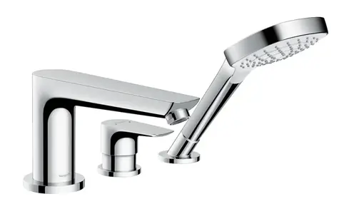 Hansgrohe - Batéria na okraj vane, 3-otvorová inštalácia, chróm