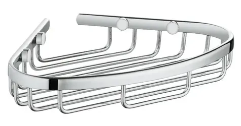 Grohe BauCosmopolitan - Drôtená rohová polička 16x20 cm chróm