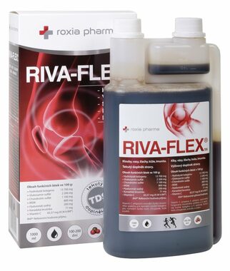 Roxia Pharma RIVA-FLEX 1000ml / doplnok stravy s antioxidantmi pre kĺby | väzy | šľachy | kožu a imunitu