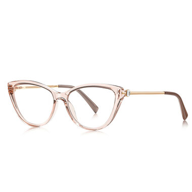 VeyRey Dámske okuliare blokujúce modré svetlo Abie číre sklá