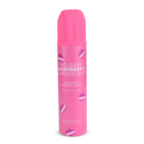 Biovene Nadýchaná sprchová pena No-Bake Raspberry Cheesecake / 250ml