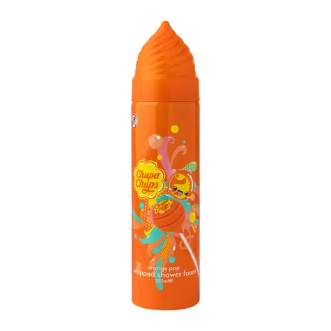 Chupa Chups Whipped Shower Foam Orange 250 ml / Penový sprchový gél