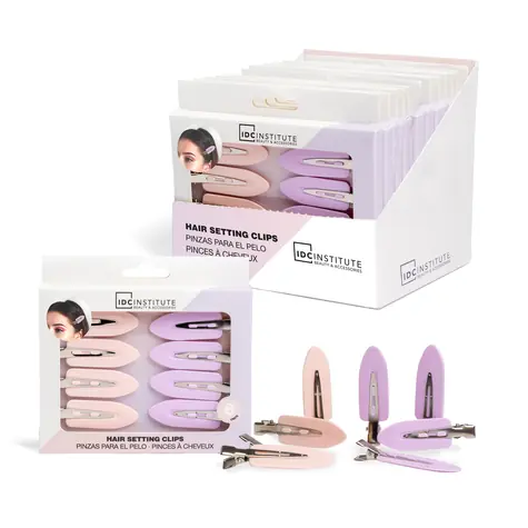 IDC Institute Basic Hair Clips 8 ks / Sponky do vlasov