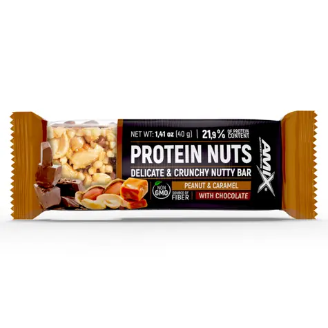 Amix Proteín Nuts Bar 40 g peanut caramel