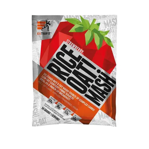 Extrifit Rice & Oat Mash jahoda 50 g