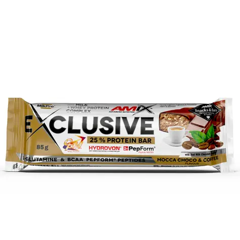 Amix Exclusive Proteín Bar 85 g mocca choco coffee