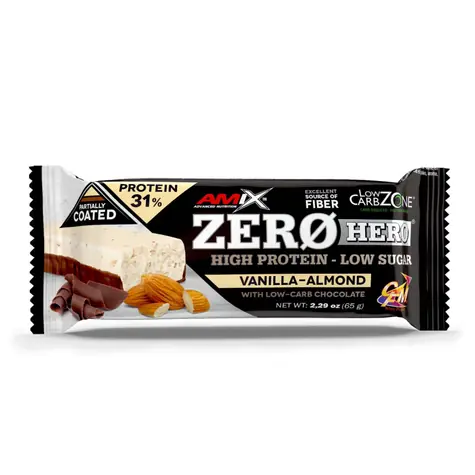 Amix Zero Hero 31% Proteín Bar 65 g vanilla almond