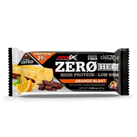Amix Zero Hero 31% Proteín Bar 65 g orange blast