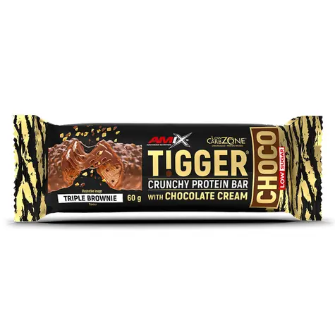 Amix Tigger Zero CHOCO Proteín Bar 60 g triple brownie
