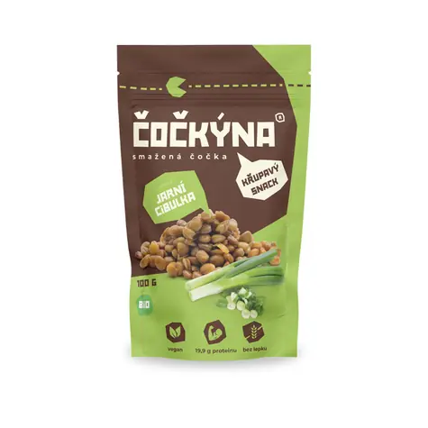 Šošovica Vyprážaná Šošovka Bio 100 g jarná cibuľka