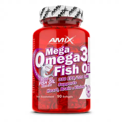 Amix Mega Omega 3 Fish Oil 1000 mg (330 mg/220 mg) 90 tob