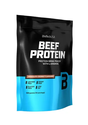 BioTech Beef Protein 500 g strawberry