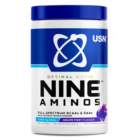 USN Nine Aminos 330 g Grape fizzy