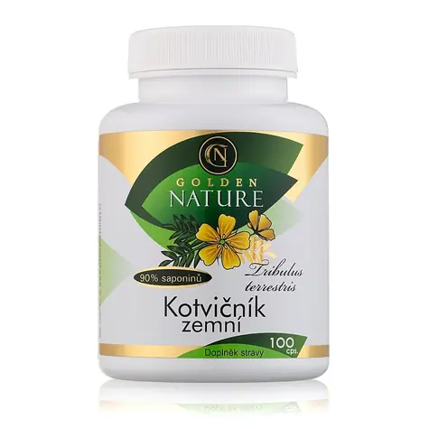 Golden Nature Kotvičník zemný 90% saponínu 100 cps.
