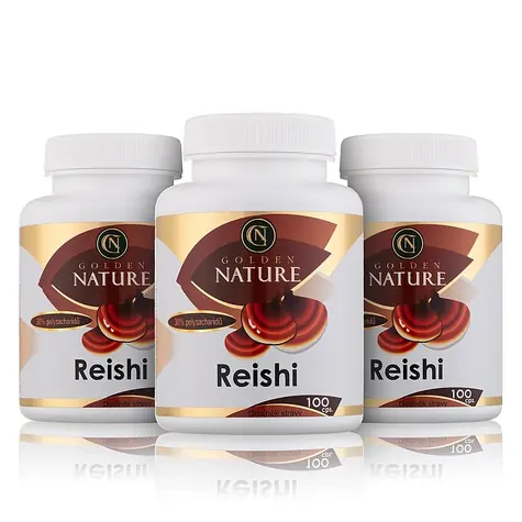 Golden Nature Reishi 300 cps. (3x100 cps)