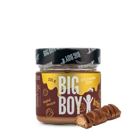 Big BOY® Big Bueno zero - Jemný lieskový krém s brezovým cukrom 220g