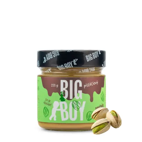 Big BOY® Protein Kremo pistáciový - Proteínový pistáciový krém 220g