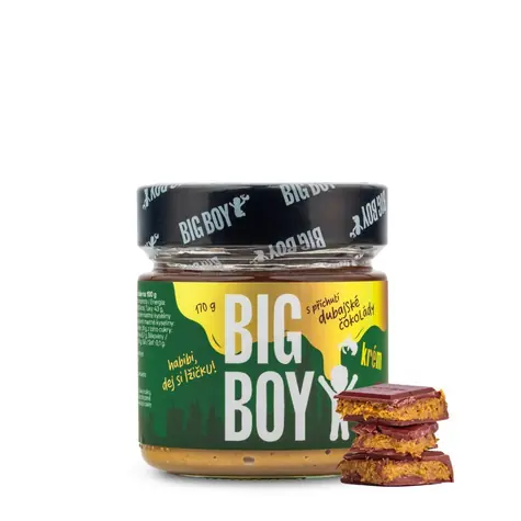 Big BOY® Pistáciový krém s príchuťou dubajskej čokolády 170g