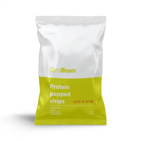 Proteínové chipsy - GymBeam (chilli a limetka, 40 g)