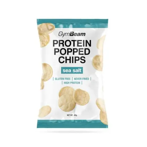 Proteínové chipsy - GymBeam (morská soľ, 40 g)