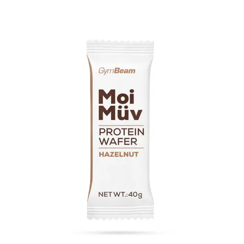 MoiMüv Protein Wafer - GymBeam (lieskový orech, 40 g)