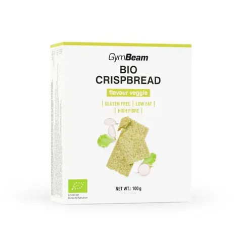 BIO Knäckebrot - GymBeam (veggie, 100 g)